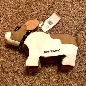Betsey Johnson Roxy dog purse new with tags